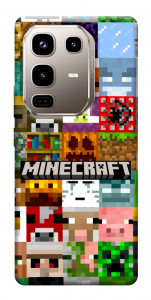 Чехол Minecraft collage для Infinix Note 50 Pro 4G