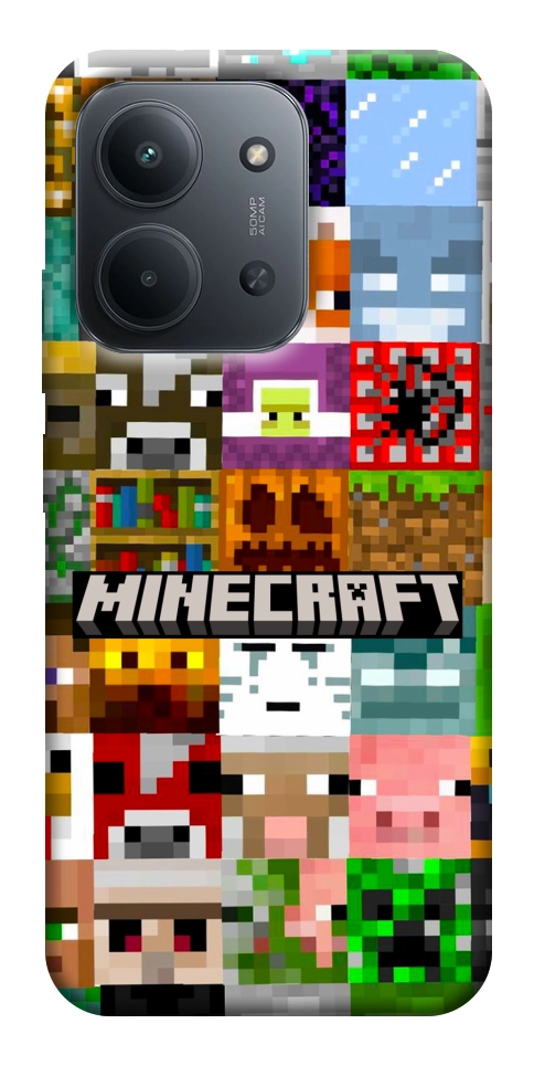 Чехол Minecraft collage для Xiaomi Redmi 15C (Europe version)