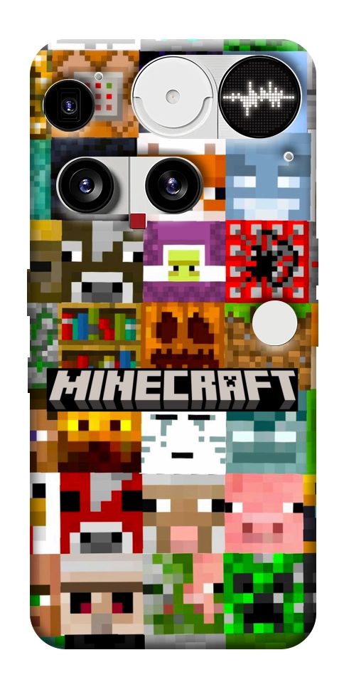 Чохол Minecraft collage для Nothing Phone (3)