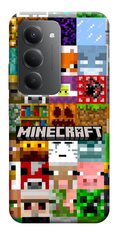 Чохол Minecraft collage для Xiaomi Redmi 15 (Europe version)