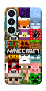 Чехол Minecraft collage для Galaxy S26