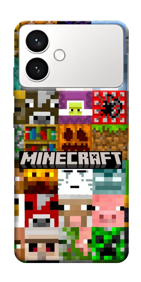 Чехол Minecraft collage для Galaxy S26+