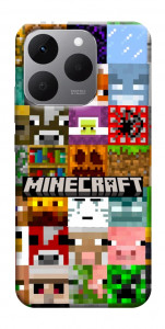 Чехол Minecraft collage для Realme 15T