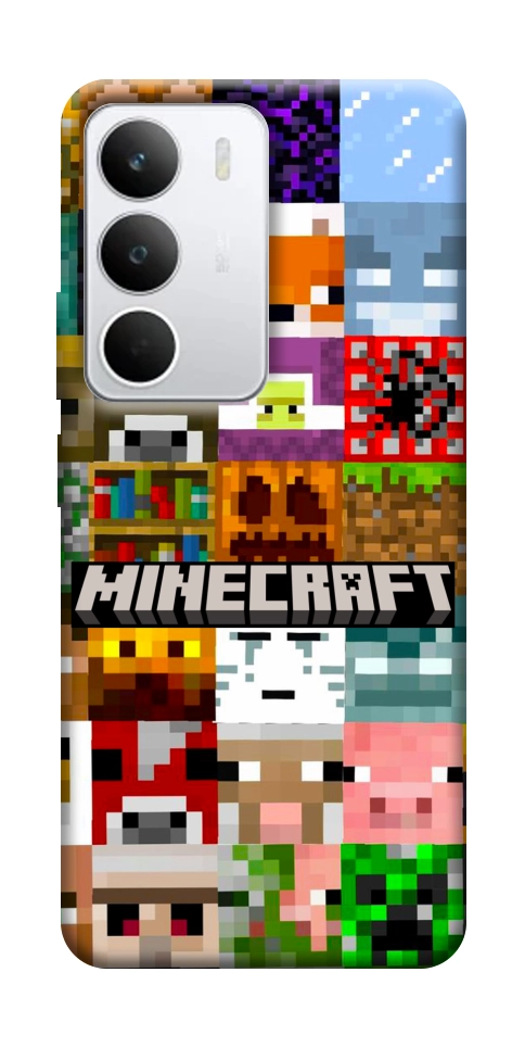 Чехол Minecraft collage для Realme C71