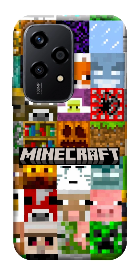 Чехол Minecraft collage для Huawei Honor 200 Lite
