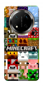 Чехол Minecraft collage для Huawei Honor X9c