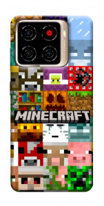 Чехол Minecraft collage для ZTE Blade A56