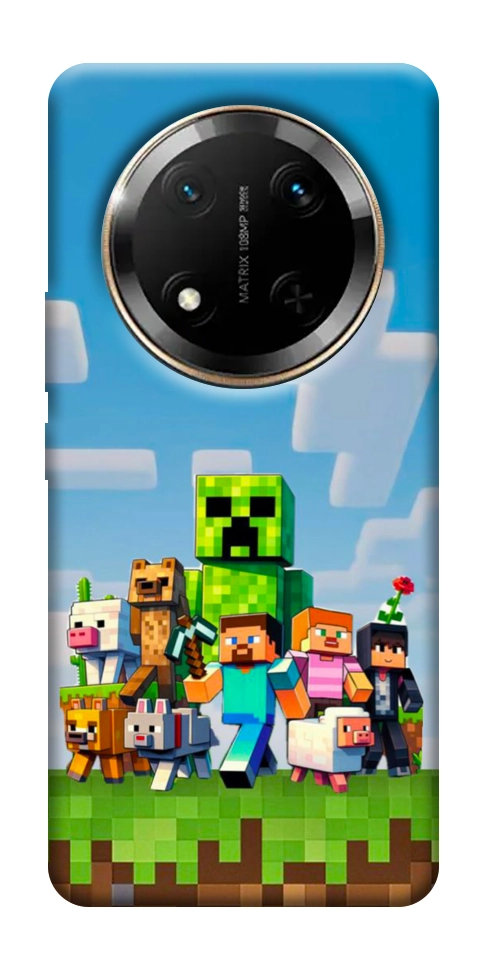 Чехол Block Adventure для Huawei Honor X9c