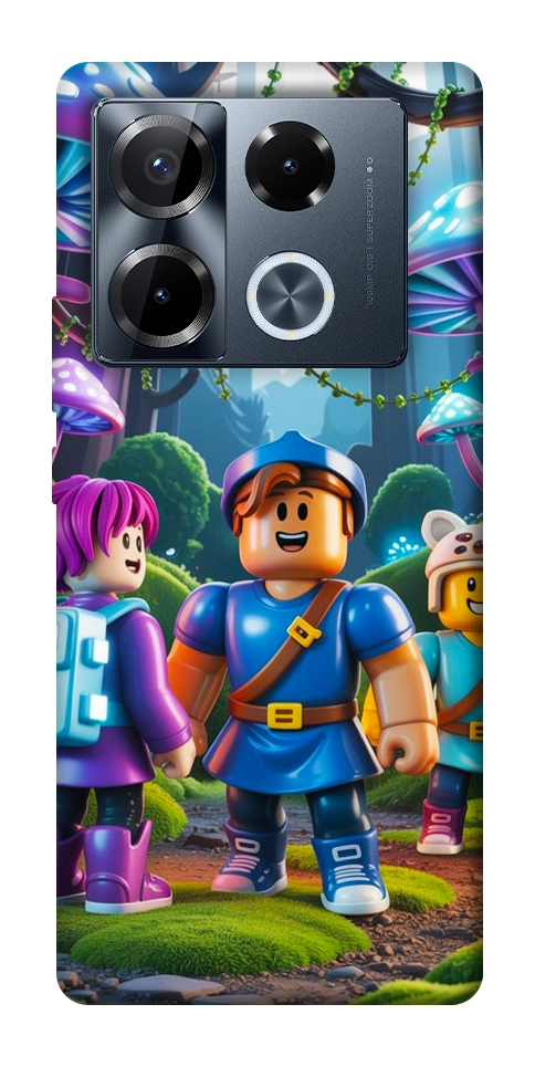 Чехол Mushroom forest для Infinix Note 40 Pro 4G