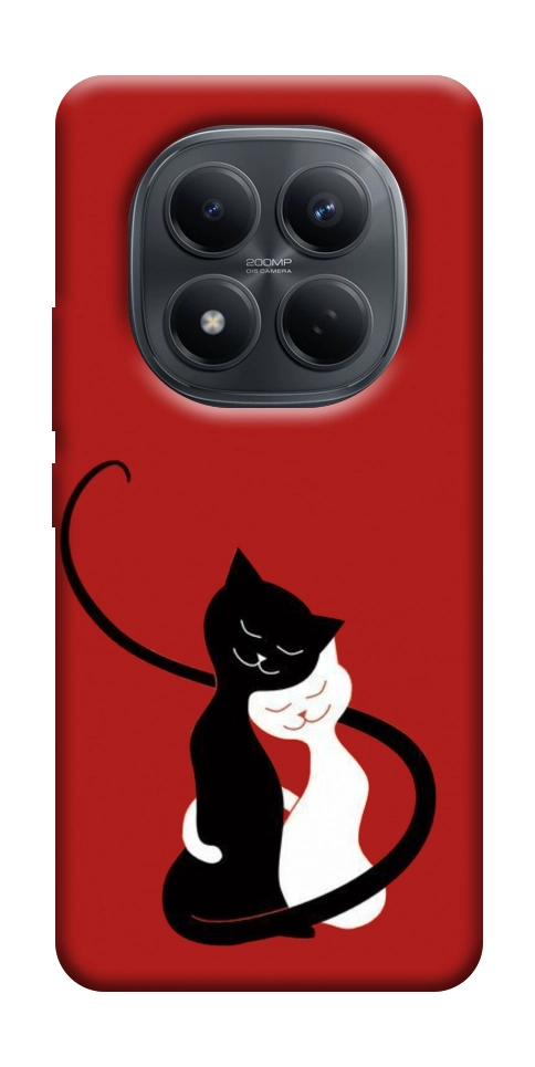 Чохол Закохані коти для Xiaomi Redmi Note 15 Pro 4G