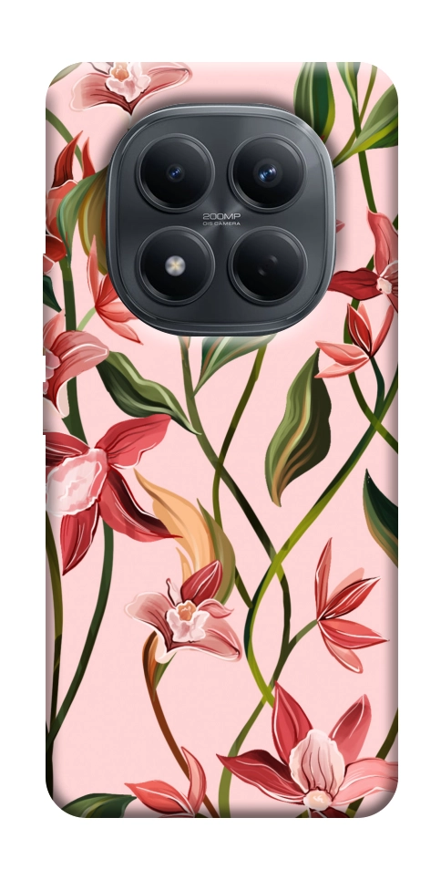 Чохол Floral motifs для Xiaomi Redmi Note 15 Pro 4G