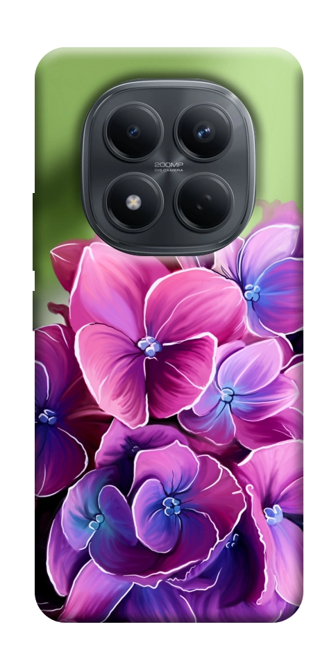 Чохол Мереживна гортензія для Xiaomi Redmi Note 15 Pro 4G