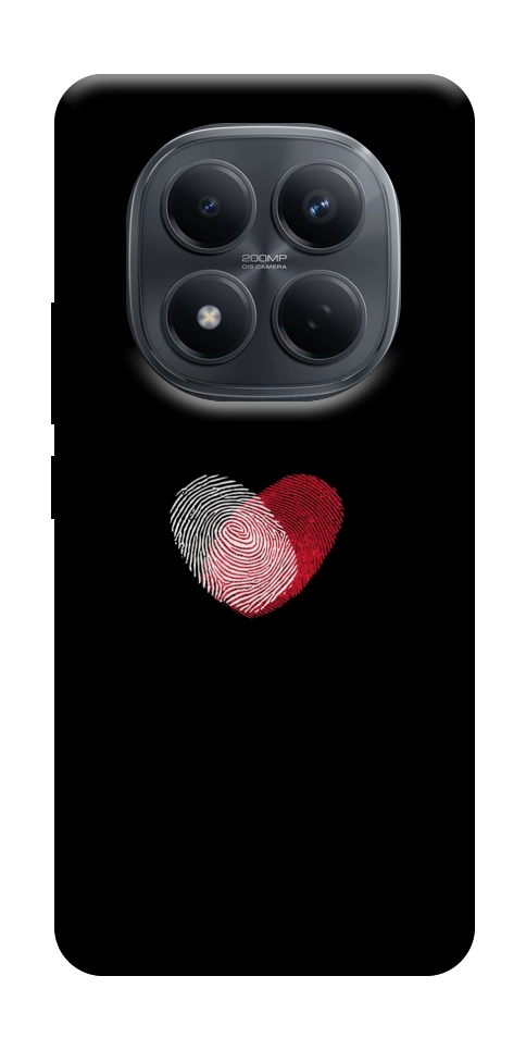 Чохол Fingerprint heart для Xiaomi Redmi Note 15 Pro 4G