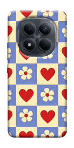 Чохол Серця-квіточки для Xiaomi Redmi Note 15 Pro 4G