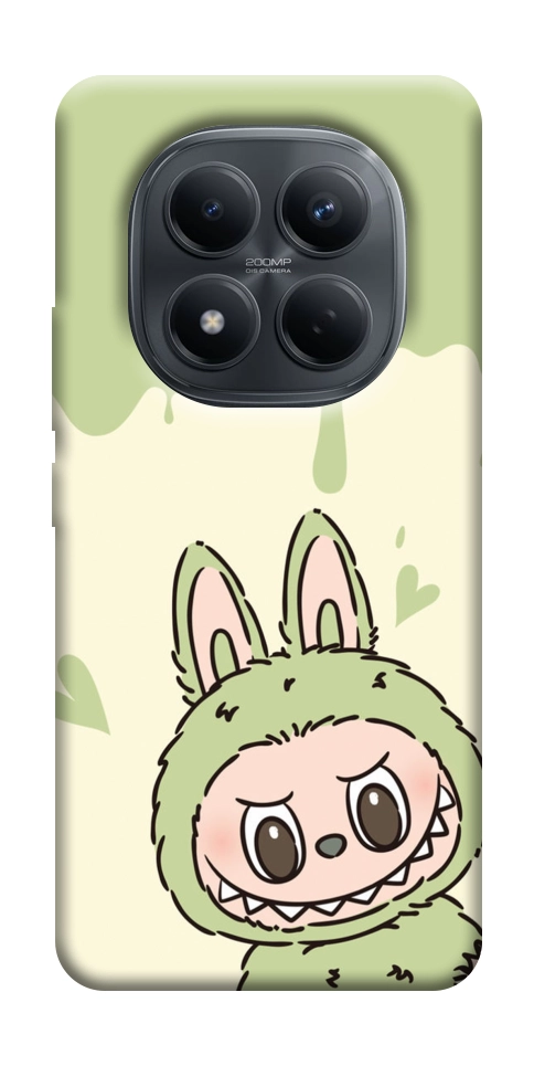 Чохол Labubu green для Xiaomi Redmi Note 15 Pro 4G