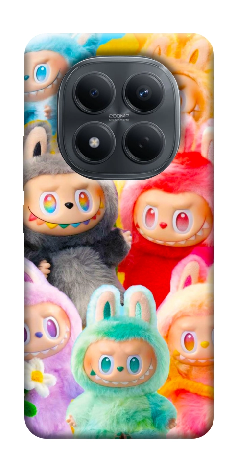Чохол Rainbow labubu для Xiaomi Redmi Note 15 Pro 4G