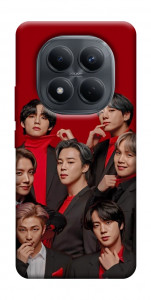 Чохол BTS in red для Xiaomi Redmi Note 15 Pro 4G