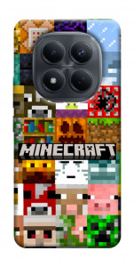 Чохол Minecraft collage для Xiaomi Redmi Note 15 Pro 4G