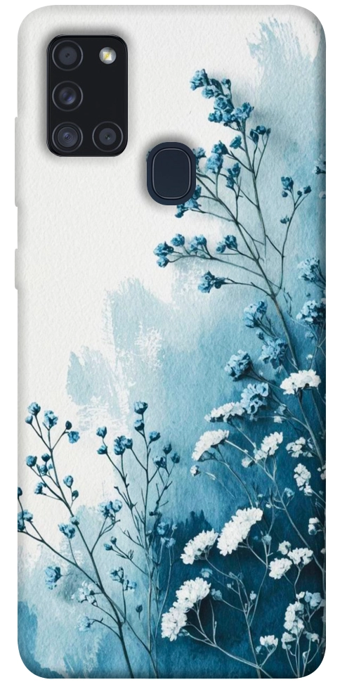 Чохол Blue minimal для Galaxy A21s (2020)
