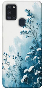 Чохол Blue minimal для Galaxy A21s (2020)