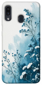 Чохол Blue minimal для Samsung Galaxy A30
