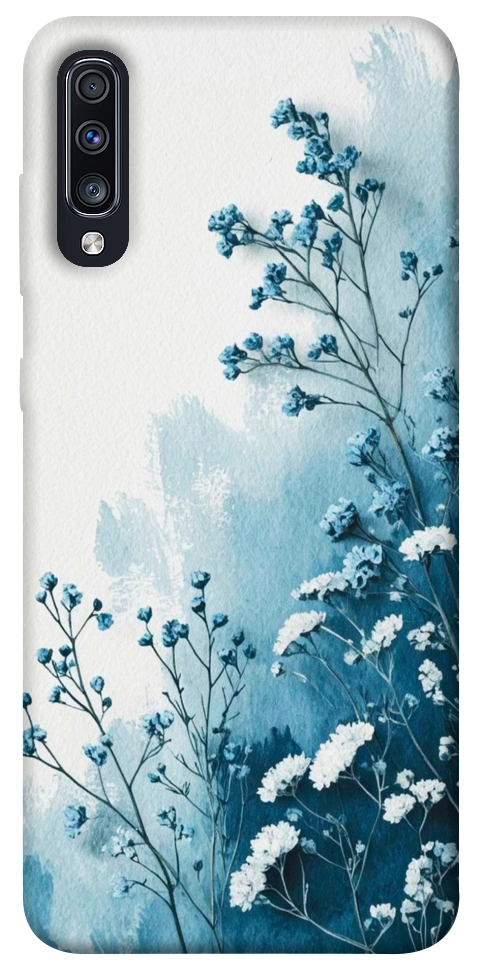 Чехол Blue minimal для Galaxy A70 (2019)