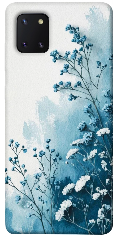 Чохол Blue minimal для Galaxy Note 10 Lite (2020)