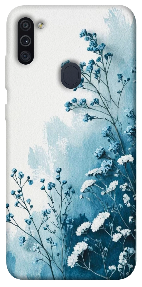 Чохол Blue minimal для Galaxy M11 (2020)