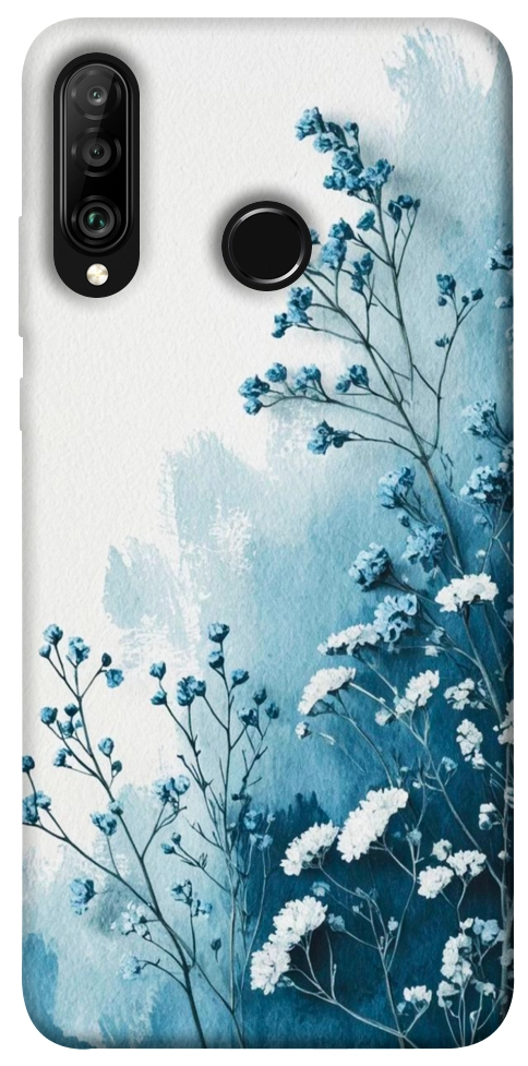 Чохол Blue minimal для Huawei P30 Lite