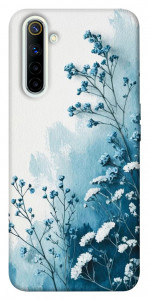 Чехол Blue minimal для Realme 6
