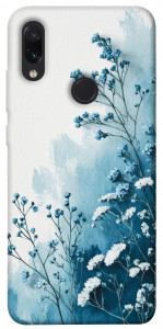 Чехол Blue minimal для Xiaomi Redmi Note 7