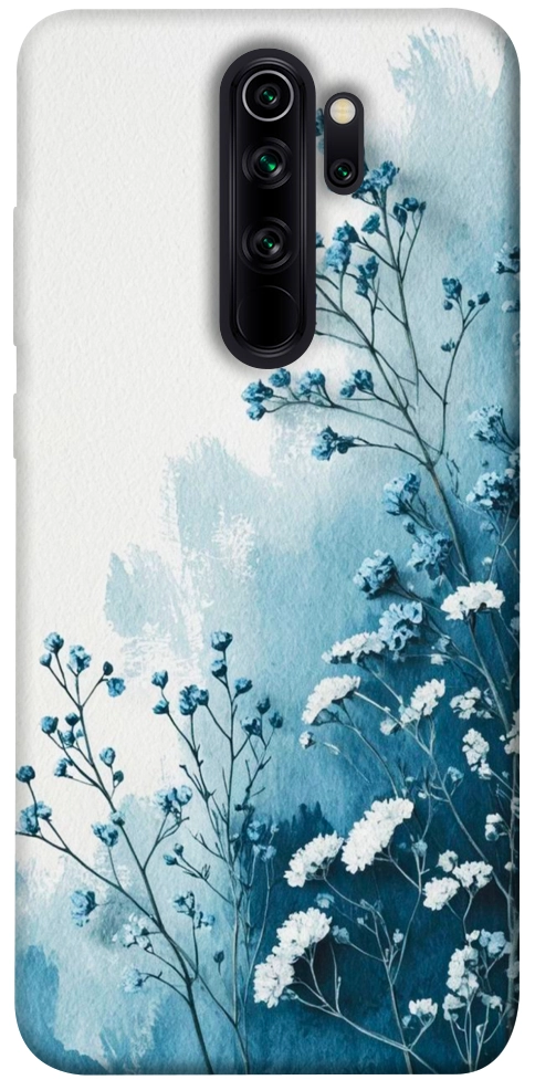 Чехол Blue minimal для Xiaomi Redmi Note 8 Pro