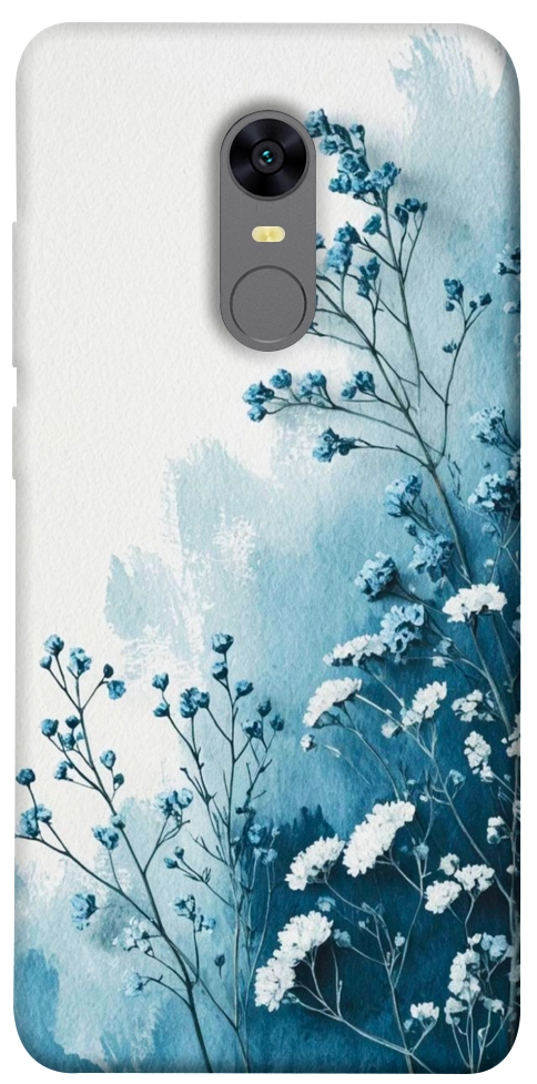 Чехол Blue minimal для Xiaomi Redmi Note 5 (Single Camera)