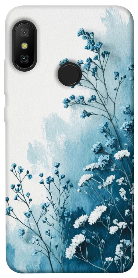 Чехол Blue minimal для Xiaomi Redmi 6 Pro