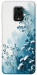 Чехол Blue minimal для Xiaomi Redmi Note 9 Pro
