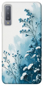 Чохол Blue minimal для Galaxy A7 (2018)