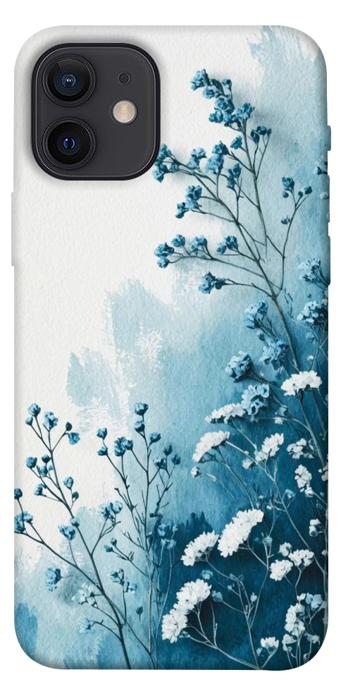 Чохол Blue minimal для iPhone 12