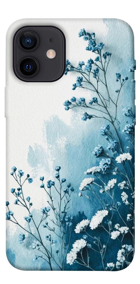Чехол Blue minimal для iPhone 12 mini