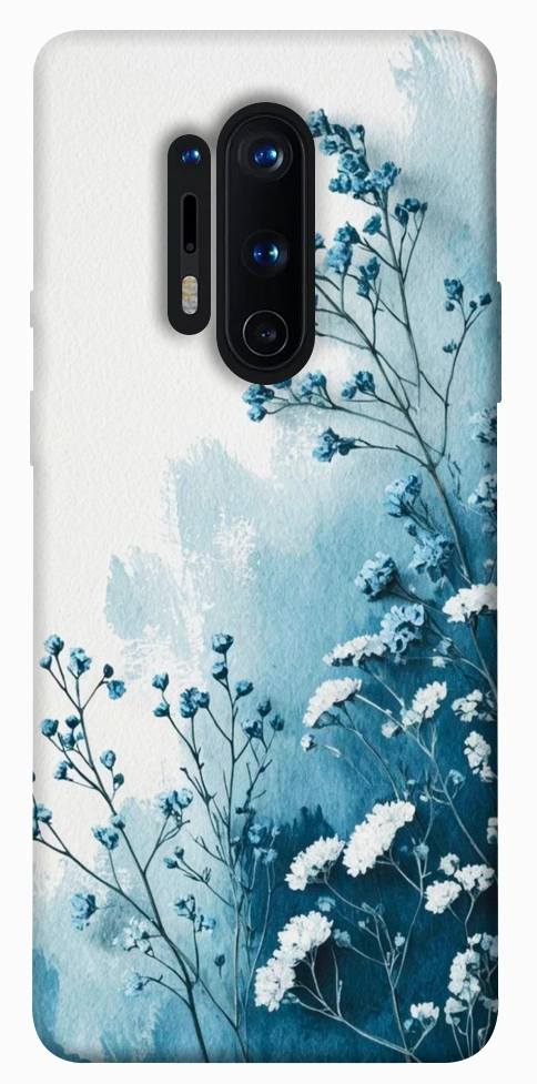 Чехол Blue minimal для OnePlus 8 Pro