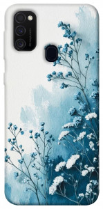 Чохол Blue minimal для Samsung Galaxy M30s﻿