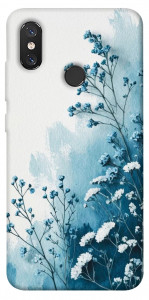 Чехол Blue minimal для Xiaomi Mi 8