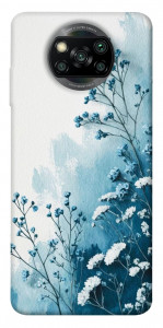 Чохол Blue minimal для Xiaomi Poco X3 NFC