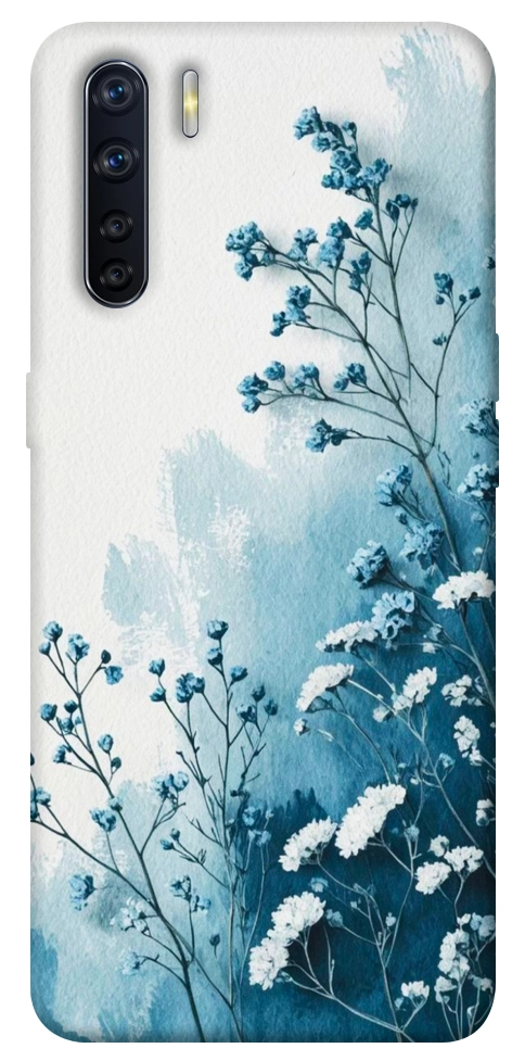 Чехол Blue minimal для Oppo A91
