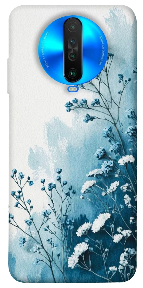 Чехол Blue minimal для Xiaomi Poco X2