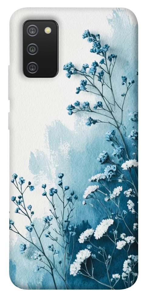 Чехол Blue minimal для Galaxy A02s