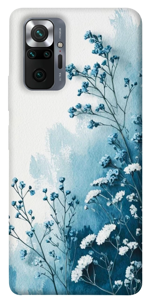 Чохол Blue minimal для Xiaomi Redmi Note 10 Pro