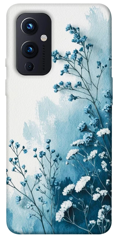 Чехол Blue minimal для OnePlus 9