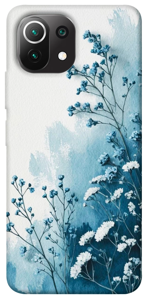 Чохол Blue minimal для Xiaomi Mi 11 Lite