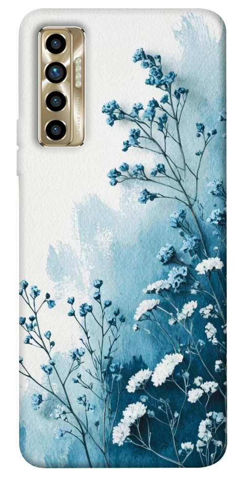 Чехол Blue minimal для TECNO Camon 17P
