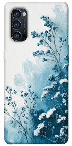 Чохол Blue minimal для Oppo Reno 4 Pro 5G